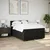 Vidaxl Box spring posteljni z vzmetnico črn 140x190 cm blago