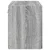 TV zidni ormar Siva Sonoma 59,5 x 31 x 40 cm Konstruirano drvo