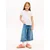 TOMMY HILFIGER Majica kari/roza/roza/bela