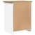 Vidaxl vidaXL BODO Nočna omarica rjava 53x38,5x67 cm masivni borov les
