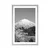 Plakat s paspartujem gora Fuji v črnobeli varianti - 40x60 black