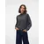 VERO MODA Pulover VMLeaf  temno siva