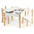 ECO TOYS Dečiji set Sto + 2 stolice