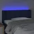 Vidaxl vidaXL Vzglavje postelje z LED modro 103x16x78/88 cm blago