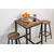Hanah Home Barska stolica Mola, Braon-crna