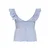 ONLY Top ONLMISTY  svetlo modra / bela
