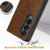 Maska Leather za Samsung Galaxy Z Fold 5 5G/ F946B braon