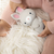 Kids II Glodalica za bebe Sylvi Natural, 0-36 meseci, Siva