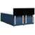 vidaXL vidaXL Box spring postelja z vzmetnico modra 160x200 cm blago, (21305735)