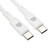 Dviced Cable USB-C to USB-C silicone 1,25m - White