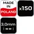 shumee Distančniki 3,0 mm, 150 kosov.