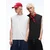 Bershka Majica  črna / off-bela