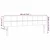 Vidaxl LED posteljno vzglavje modro 180x5x78/88 cm blago
