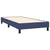 Vidaxl Box spring postelja z vzmetnico LED modra 90x190 cm blago