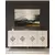 HANAH HOME Komoda Robber KB150 White Silver