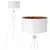 Stojeća lampa 1xE27/40W/230V bela