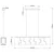 MAXLIGHT P0678 - LED luster na sajli EVEREST LED/55W/230V braon