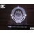 Black Cut 3D Lampa Grb Jugoslavije Crvena