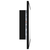 LED kupaonsko ogledalo crno 60x8,5x37 cm akrilno