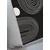 Conceptum Hypnose Tepih CG_114, Pravougaoni, 140 x 220 cm, Crno-beli
