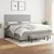 Krevet box spring s madracem svjetlozeleni 160x200 cm tkanina