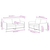 2-dijelni set sofa žuti baršunasti