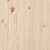 Greatstore Posteljno vzglavje 126x4x100 cm trdna borovina