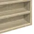 Vitrina boja hrasta sonome 100x8,5x50 cm konstruirano drvo