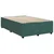 Vidaxl Box spring postelja z vzmetnico temno zelena 120x200 cm žamet