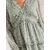 VERO MODA Obleka VMSMILLA temno zelena/bela