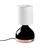 Opviq Stona lampa 8013, 17x17x33 cm, IP20, Crno-bela