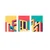WALLXPERT Dekorativna uramljena MDF slika (3 komada) Mp3 00104 21 x 30