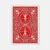 Bicycle Rider Back Red Old Case