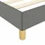 Vidaxl Posteljni okvir brez vzmetnice temno siv 90x200 cm blago