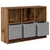Kreveta s ladicama Staro drvo 88,5 x 27,5 x 63,5 cm