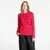 Majice Comme des Garçons PLAY Heart Logo Long Sleeve Tee UNISEX Red XXS