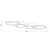 LED stropno svetlo MELISA LED/35W/230V 26,5x95 cm borovina