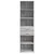 Visoka komoda boja hrasta 50x42,5x185 cm od konstruiranog drva