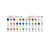 MONAMI MONAMI Deco marker 463, 0,7 mm, komplet BASIC SET, 6 kosov, 20800015070
