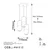 Opviq Luster Skew-13448, 40-185cm 55 cm, 3xE14, Zlatne boje