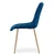 Jedilni stol SPLIT VELVET, moder