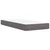 Vidaxl Box spring postelja z vzmetnico siva 80x200 cm umetno usnje