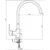 VALVEX Baterija za sudoper loft chrome 2454960 VALVEX