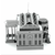 Kovinska zemlja 3D kovinski model Bela hiša/White House