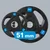 REBEL ACTIVE Gumirani liveni olimpijski tegovi ploče set 30kg / 51mm RBA-2113