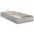 Vidaxl Ottomanska postelja Siva Sonoma 203 x 90 x 25 cm