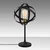 Opviq Stona lampa E27 Socket, Zlatno-Crna