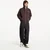 Sweatshirt Dime Grid Zip Hoodie Dark Brown L