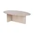 Nordure Klub sto Orba, 120x40x65 cm, Krem