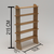 Hanah Home Polica za knjige Scala-2150x160x35 cm, Braon